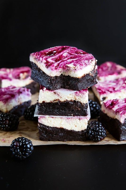 Swirly Cheesecake Brownies