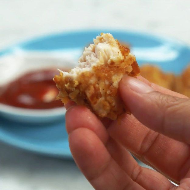 Pretzel Chicken Nuggets