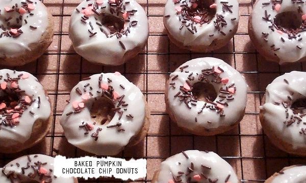 Chocolatey Pumpkin Donuts