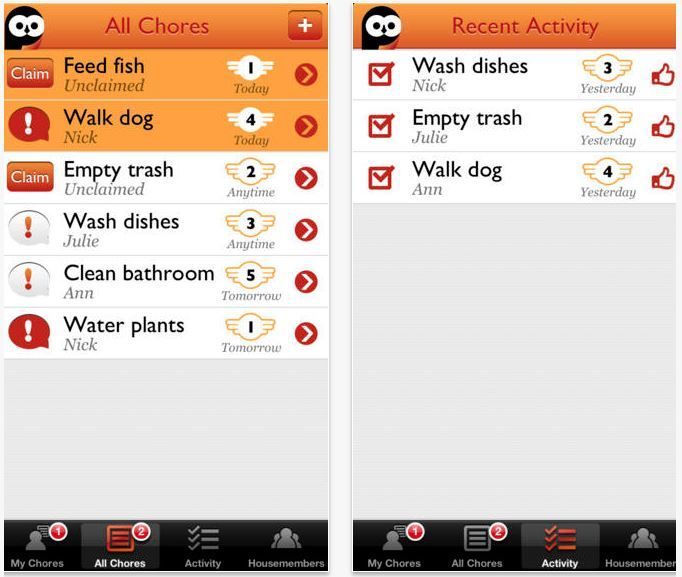 Chore-Tracking Apps