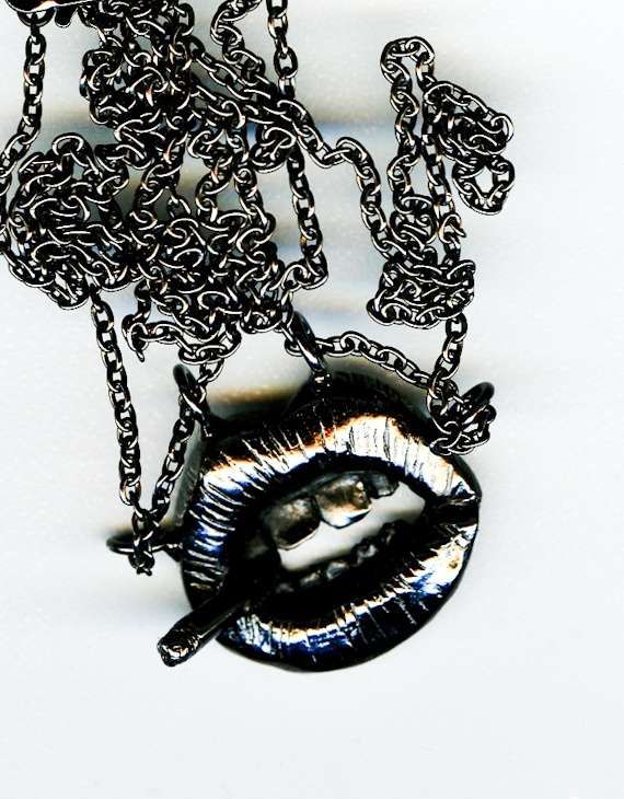 Metal Mouth Pendants