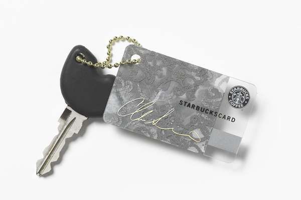 Designer Keychain Coffee Cards