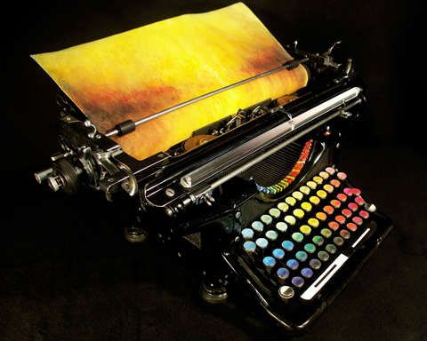 Chromatic Visual Typewriters