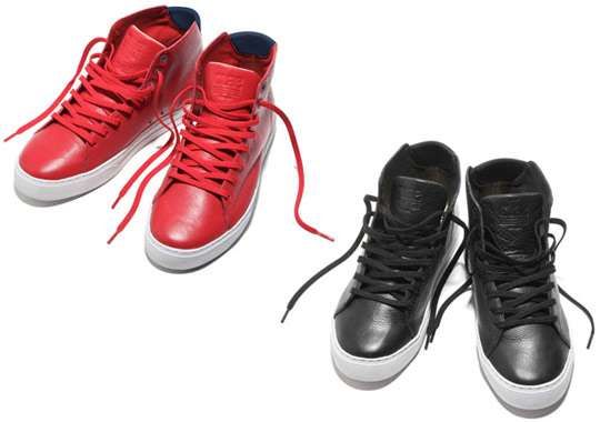 Perforated Leather High-Tops