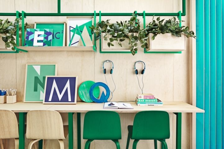 Monochrome Classroom Interiors