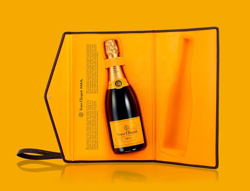 Champagne Carrying Clutches Clicquot Clutch