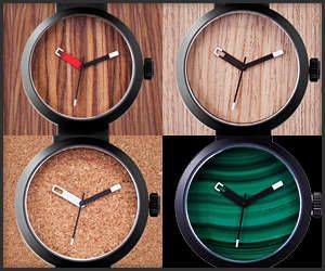 Earthy Minimalist Timepieces