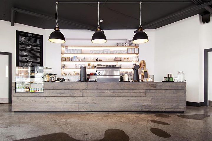 Minimalist Juxtaposed Cafes