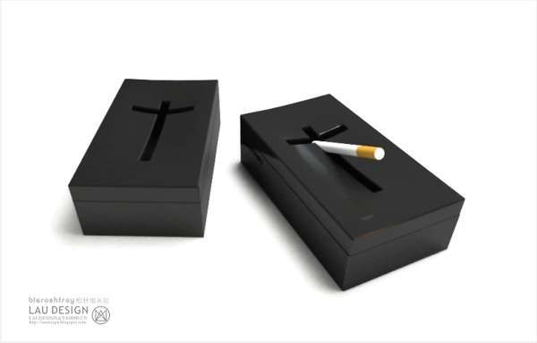 Coffin-Shaped Ashtrays