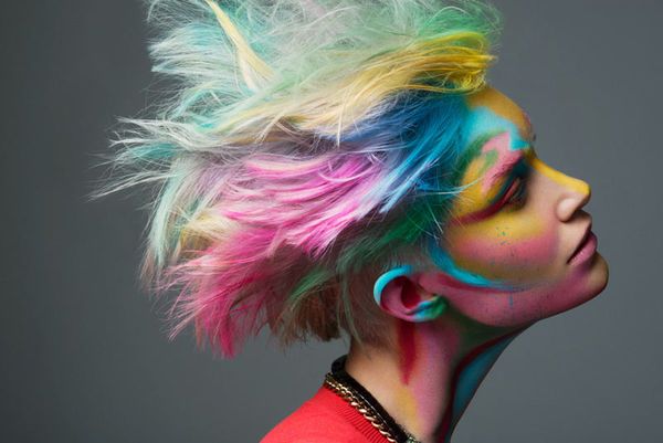 Multicolored Beauty Portraits