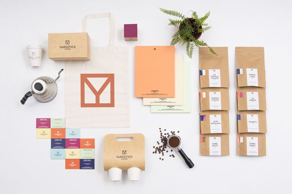 Clinical Colorful Coffee Branding