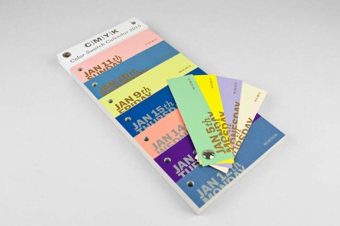 Paint Swatch Calendars