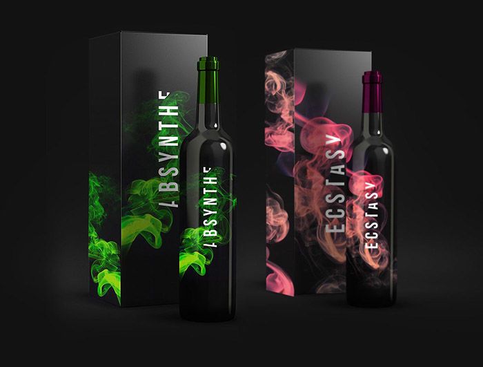 Smoky Wine Branding