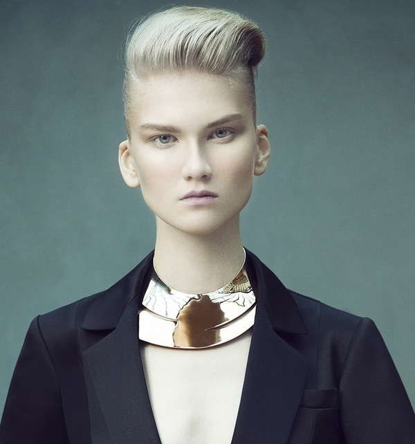 Androgynous Bouffant Editorials