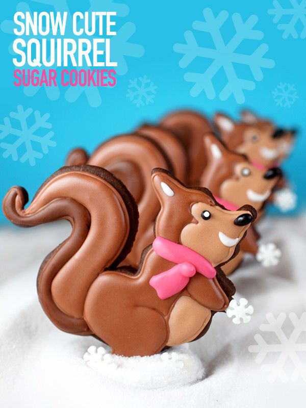 Woodland Squirrel Cookies