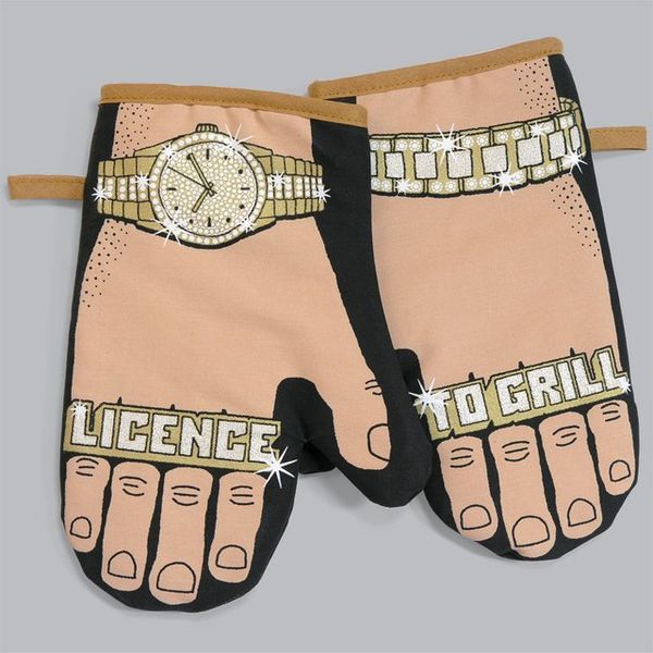 funky oven mitts