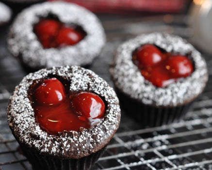 Cherry Pie Cupcakes