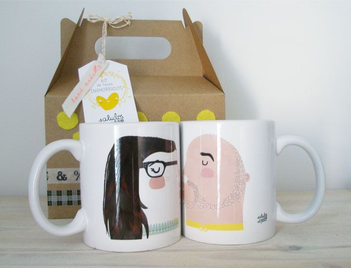 Customizable Kissing Mugs