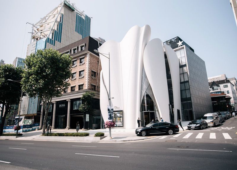 Garment-Like Sculptural Shops