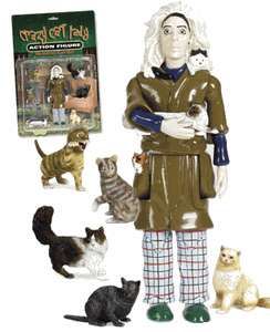 Crazy Cat Lady Action Figures