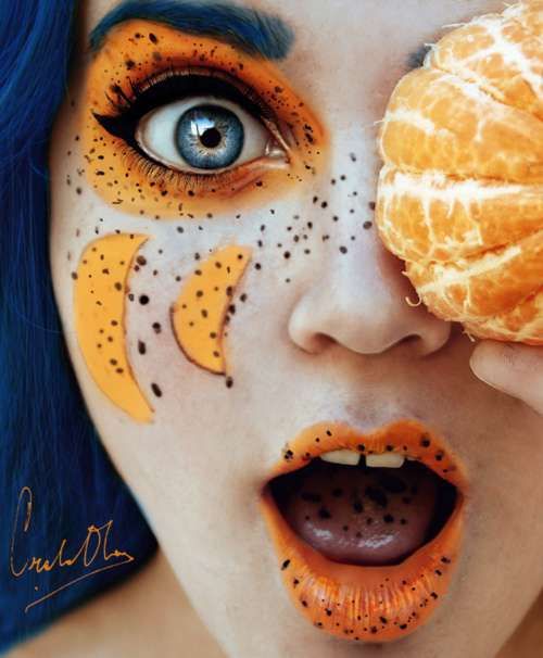 Funky Fruit Face Photography