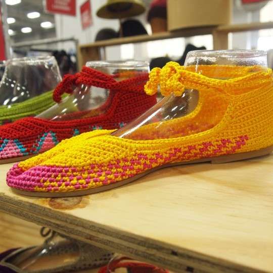 Multicolor Crochet Shoes