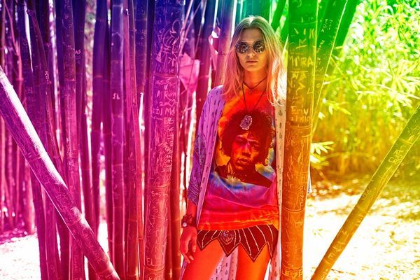 Psychedelic Flower Child Editorials