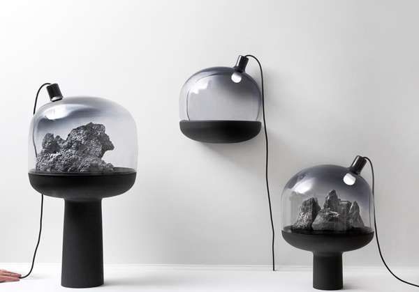 Rock Terrarium Lamps