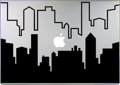 Cityscape Laptop Decals