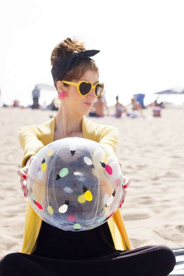 Colorfully Customized Beach Balls