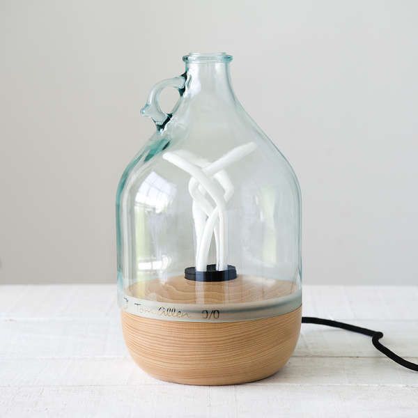 Eco-Friendly Glass Jar Lamps