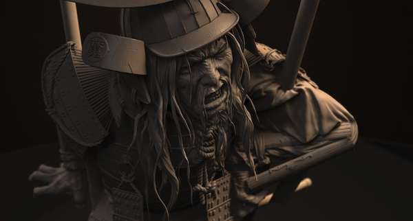 Meticulous Samurai Sculptures