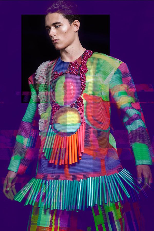 Chromatic Kaleidoscope Couture