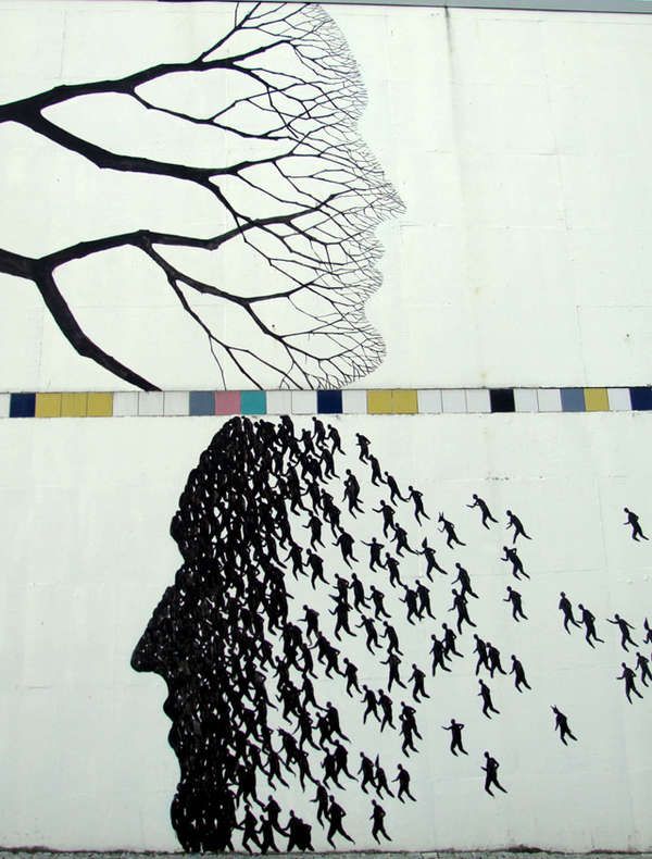 Majestic Tree People Murals