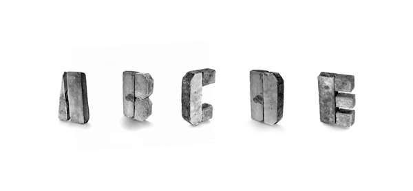 Chunky Concrete Typography