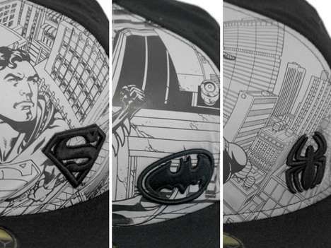 Superhero Comic Caps