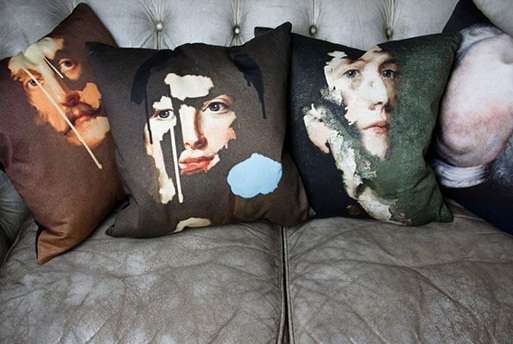 Painterly Portrait Cushions