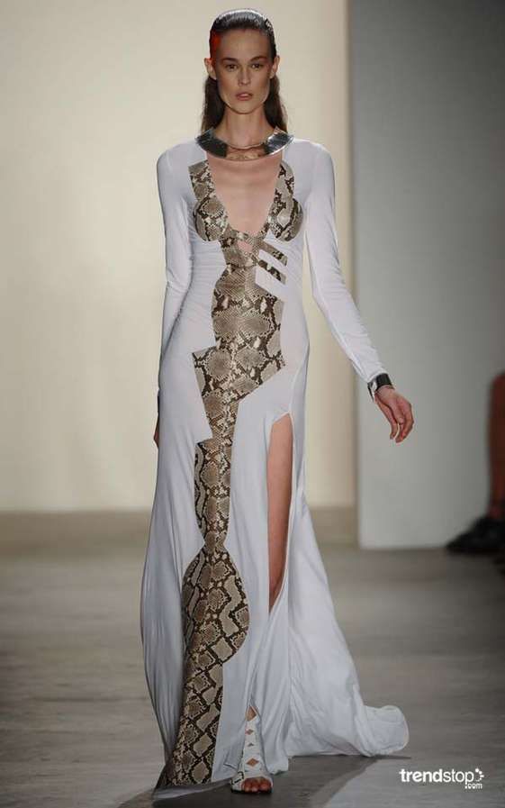 Glamorous Snakeskin Gowns