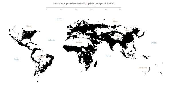 Packed Population Maps