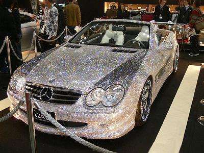 Diamond-Covered Mercedes SL