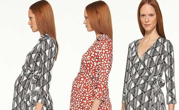 Playful Pattern Maternity Clothing