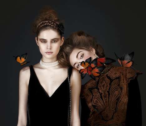 Butterfly-Infused Beauty Photography