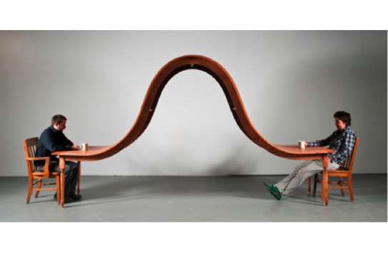 Undulating Dinner Tables