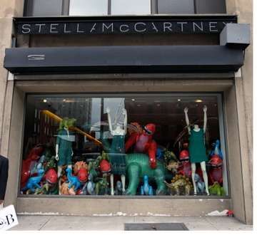 Dinosaur Storefront Displays