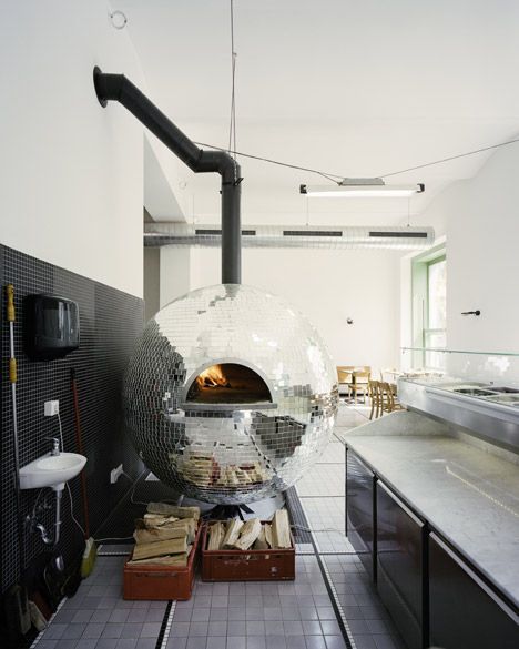 Disco Ball Pizza Ovens