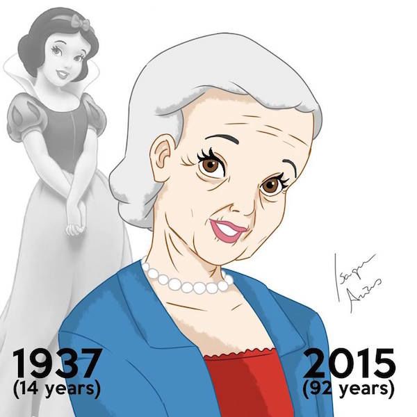 Aging Disney Princesses