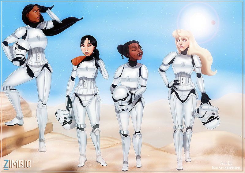 Galactic Disney Princesses