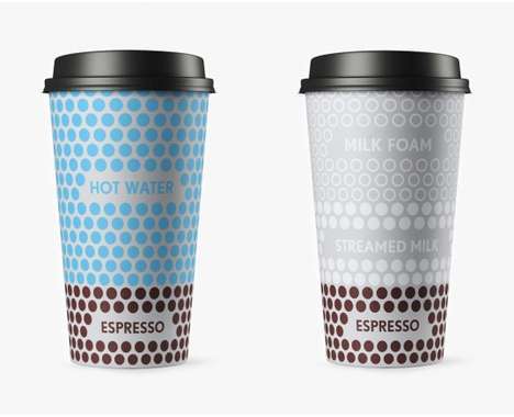 pretty disposable coffee cups