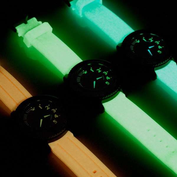 Colorfully Illuminated Timepieces