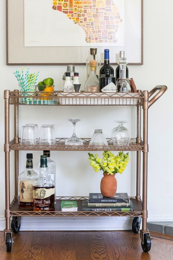 Chic Bar Cart Accents